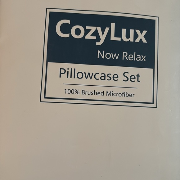 CozyLux Pillow Cases Queen Set of 2, size 20x30. Color - burnt orange.Brand new! - Picture 10 of 13